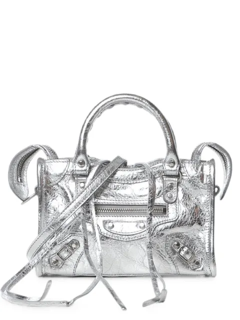 Balenciaga leather shoulder bag Silver 8657642AB4V8122