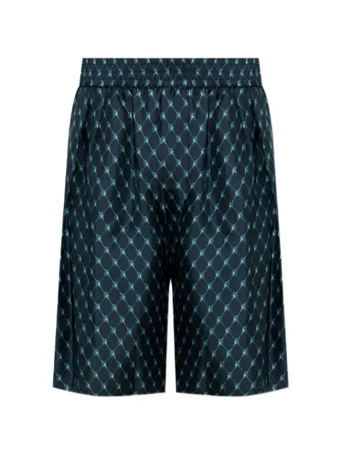 Balmain silk shorts Blue HH1PA205SF55