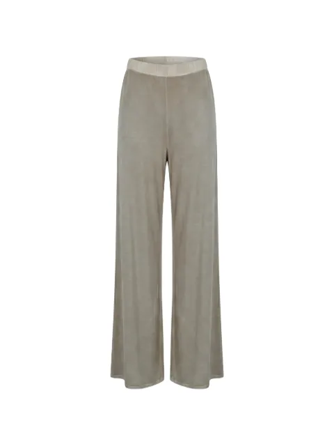 Avant Toi faded-effect palazzo pants Neutrals 226SD2765JMDV