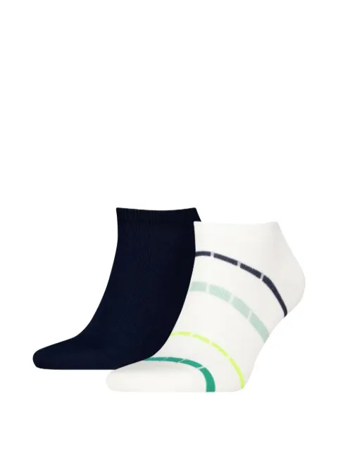 Tommy Hilfiger striped ribbed socks (set of two) Blue F701238499