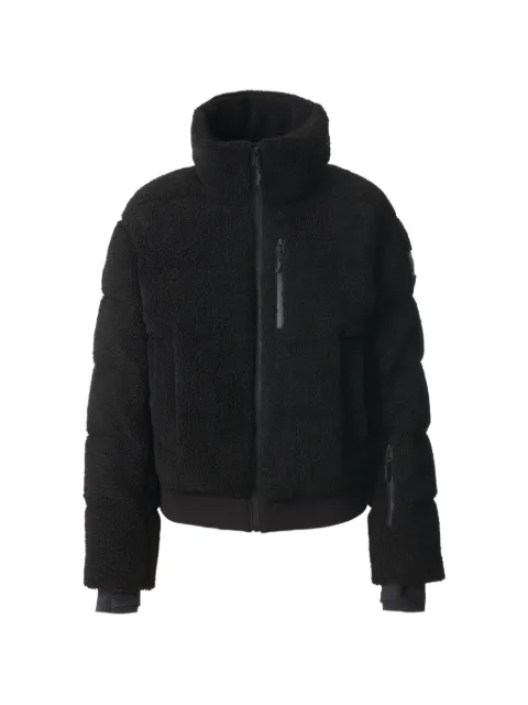 Mackage Anaya shearling-texture ski jacket Black P003710