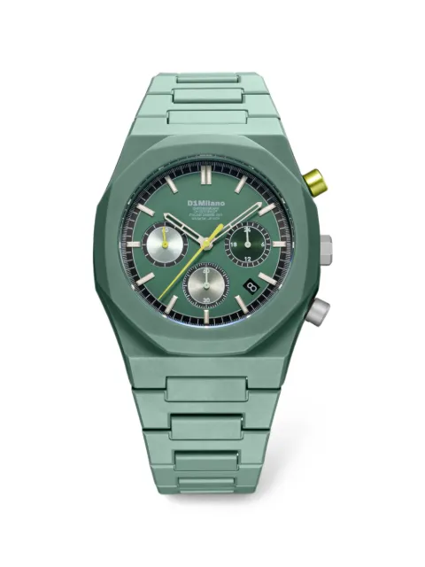 D1 Milano Polychrono 40.5mm watch Green PHBJ23