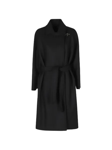 Fay belted single-vent coat Black NAW54533760YMV
