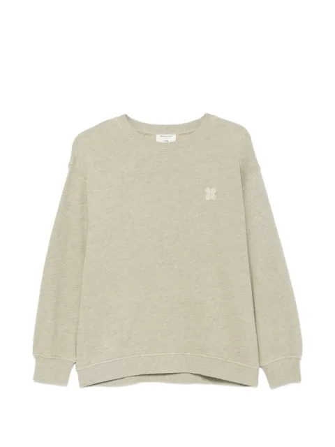 MAISON123 Lesly logo-embroidered Lesly sweater Neutrals 6558049