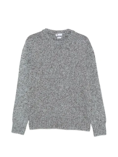 Doppiaa marl-knit crew-neck sweater Grey AAPPIOAC9300