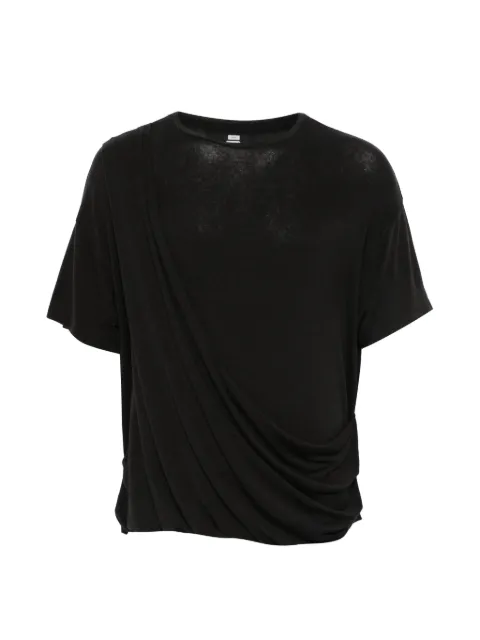 Post Archive Faction draped T-shirt Black 26S134BK