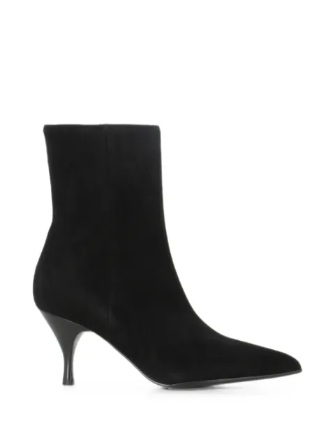 Sergio Levantesi pointed-toe suede boots Black JODI67