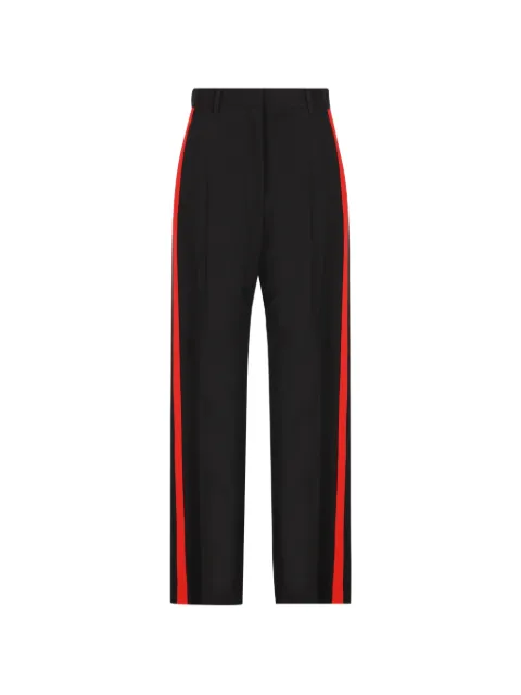 LOEWE side-stripe pressed-crease trousers Black S359Y04XIE