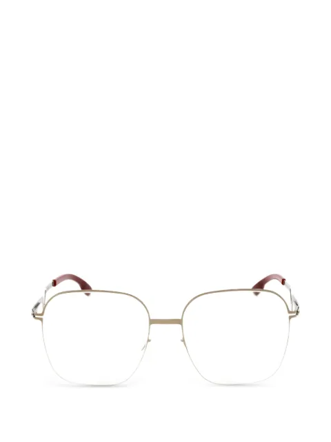 Ic! Berlin square-frame geometric-arm glasses Gold HEDYM15890730
