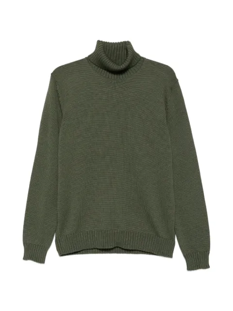 Zanone roll-neck ribbed sweater Green 810195ZR229