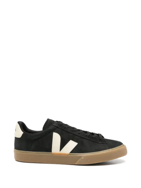 VEJA logo-patch suede sneakers Black CPM0322311B