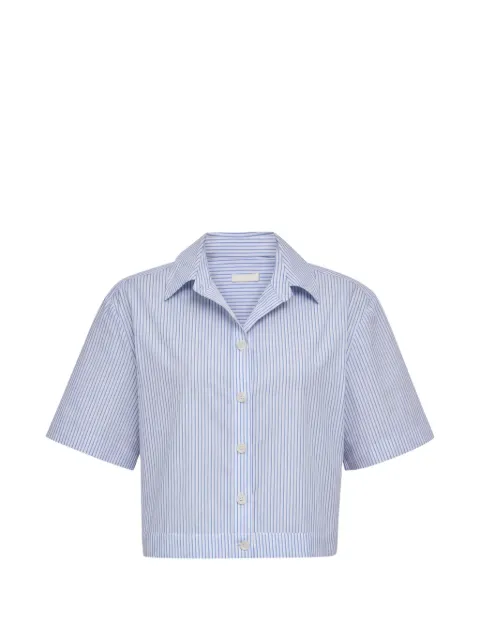 DL1961 Carlee striped cropped shirt White 90044