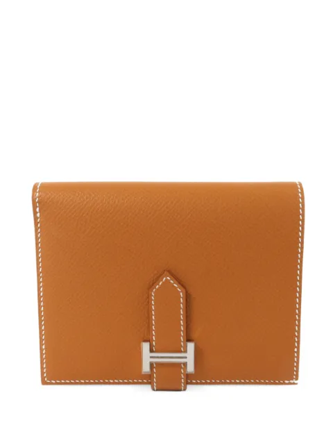 Hermès Pre-Owned 2020 Bearn leather wallet Brown Y37PHW