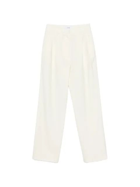 Lardini pleat-detail wide-leg trousers Neutrals A7YONCN65402
