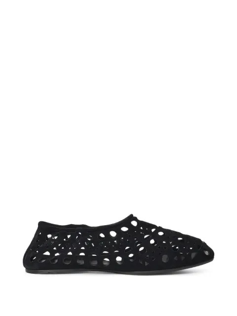 Alaïa slippers Vienne in velvet calfskin Black AA3A1039I236999