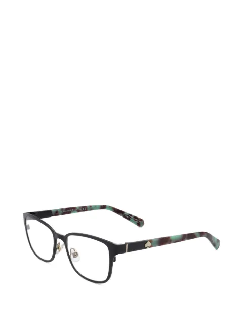 Kate Spade logo-plaque square-frame glasses Black NINETTEUS00351