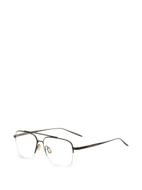 Porsche Design pilot-frame glasses Brown P835956D