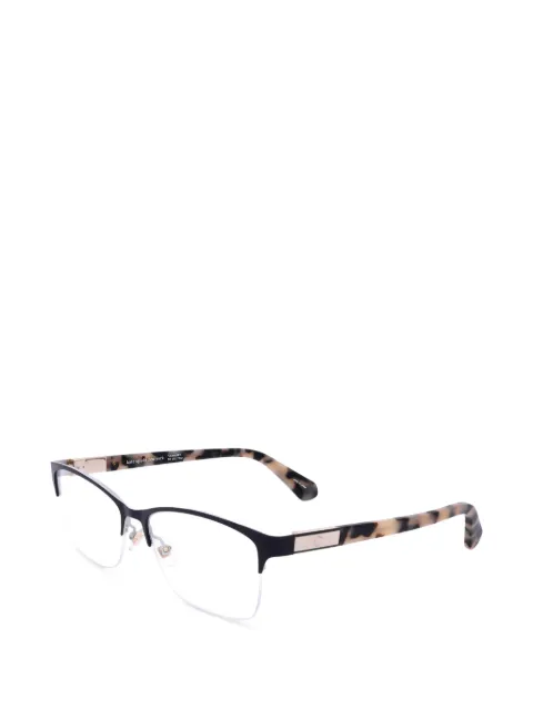 Kate Spade Glorianne tortoiseshell-effect cat-eye glasses Black GLORIANNE