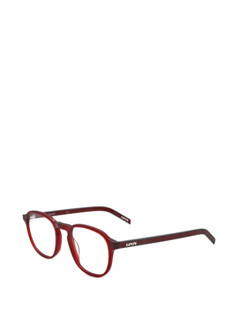 Levi's round-frame glasses Red LV1024