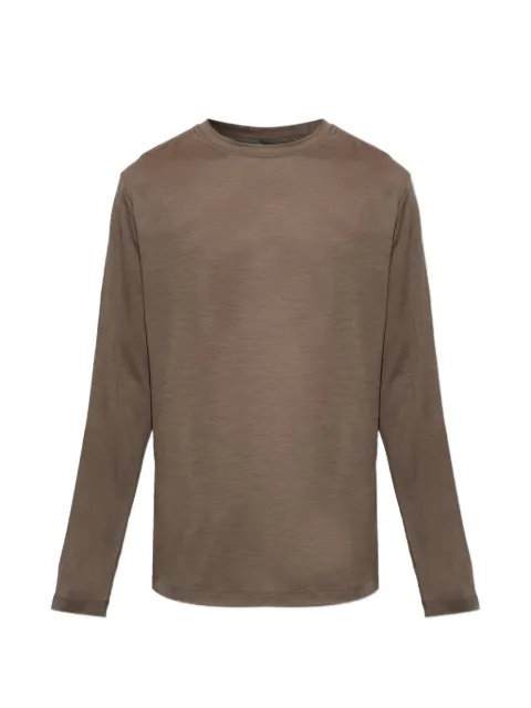 Sease long-sleeve wool T-shirt Brown LR040TJ014