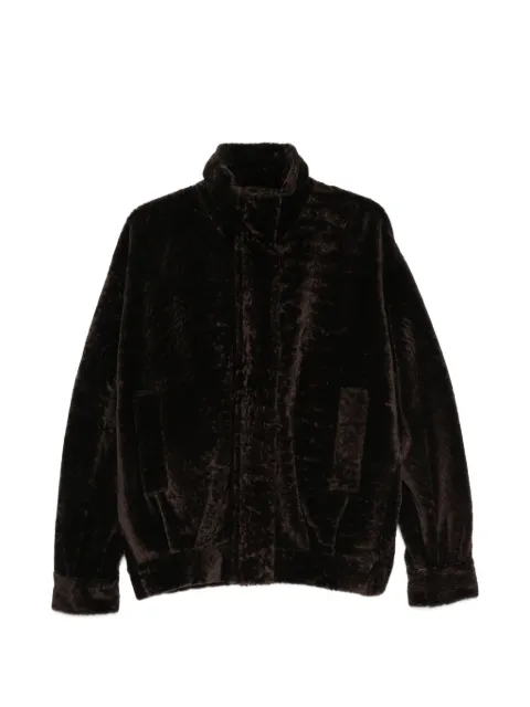 Arma Paula high-neck shearling jacket Brown 133L26605302