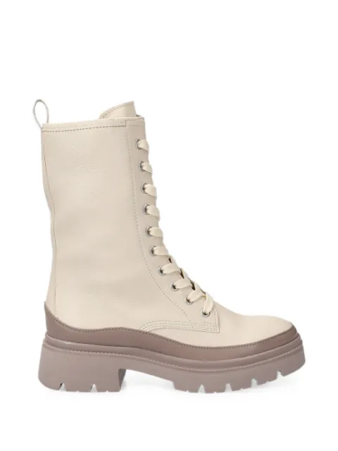 GABOR lace-up platform boots Neutrals 91831