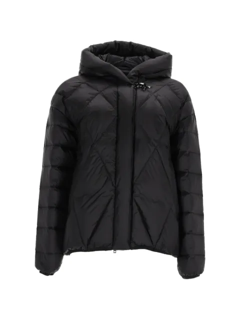 Fay quilted hooded puffer jacket Black NAW32533350GO1