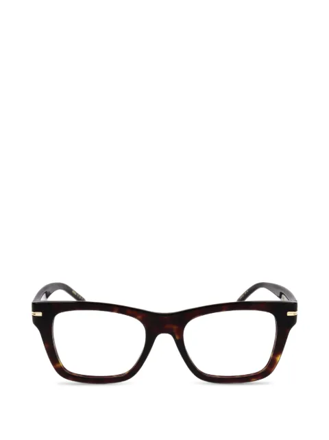 BOSS tortoiseshell-effect rectangle-frame glasses Brown BOSS1522