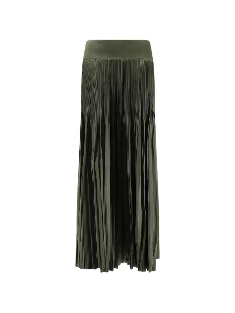 JOSEPH Rabat pleated satin maxi skirt Green JF0097472308