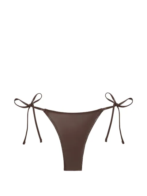 TROPIC OF C Praia side-tie bikini bottoms Brown CS81