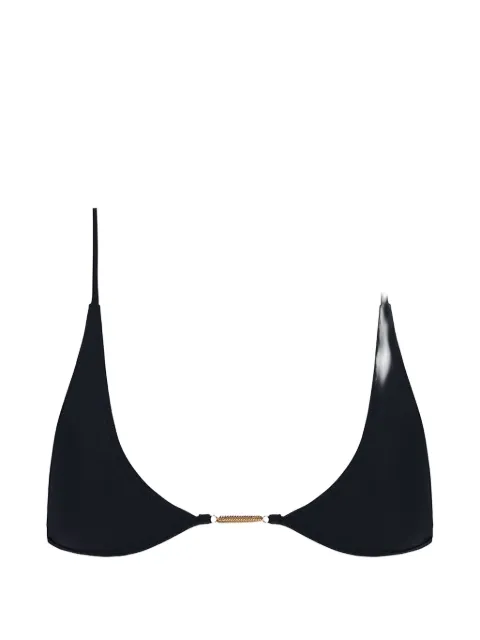 TROPIC OF C chain-detail bikini top Black CS791BLACK