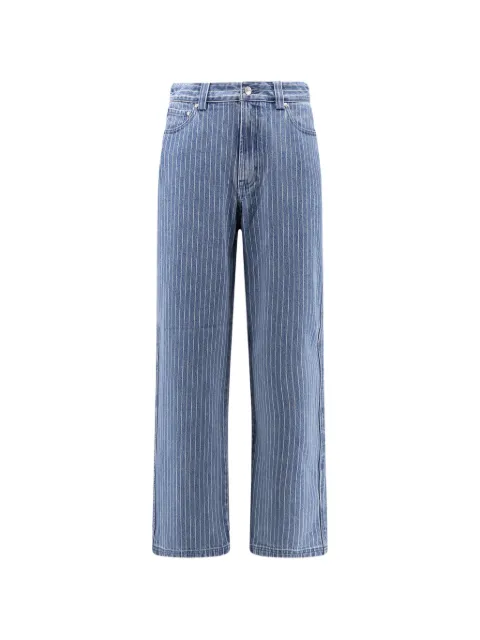 POMPEII striped straight-leg jeans Blue H19009020S2610