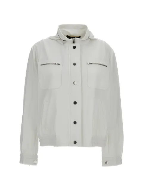 Irie' hooded zip-pocket jacket White 82ICEV1310