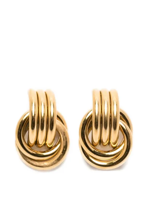 Heaven Mayhem knot earrings Gold MICROKNOTGOLDEARRINGS
