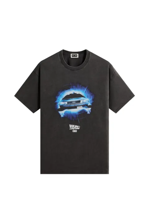 KITH x Back to the Future DeLorean T-shirt Black KHM030056001