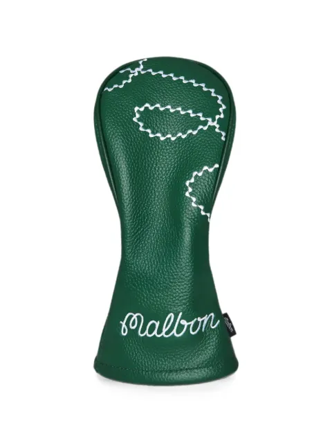 Malbon Golf Waves embroidered wood cover Green M10071