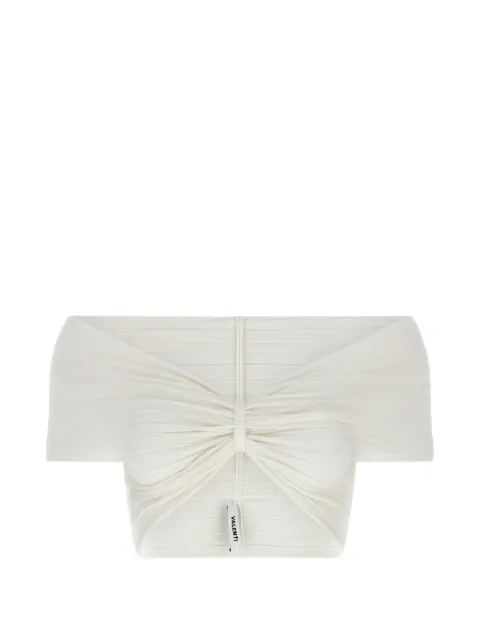 Antonino Valenti Ilenia off-the-shoulder ribbed top White 5253AVNS6501