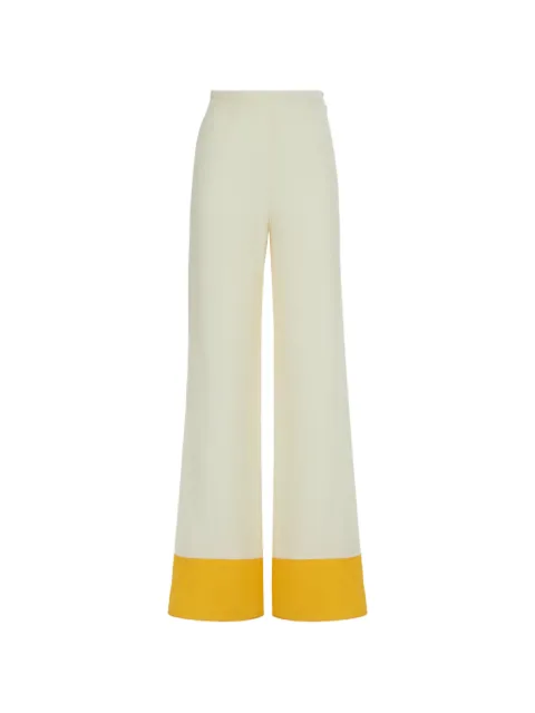 Taller Marmo Marlene Corniche high-waist trousers Neutrals TMPF2503147
