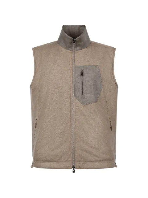 Sease Explorer padded gilet Brown OV034TJ188