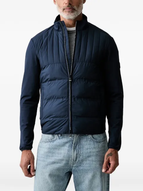 Hackett London zip-up padded jacket Blue HM5800123595