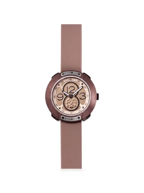 Hydrogen Vista 29mm skull-motif watch Brown HW112909