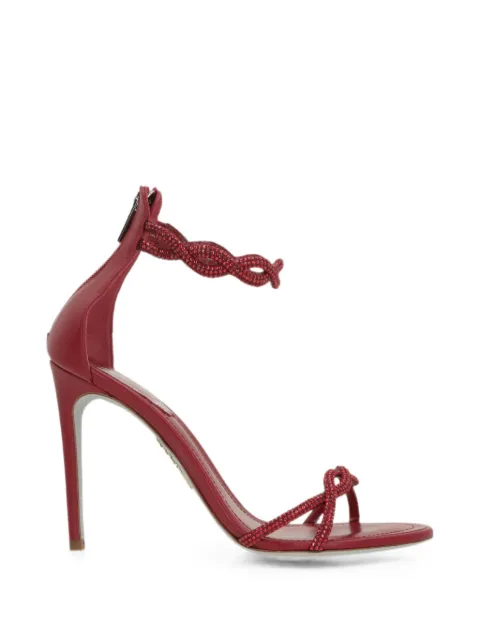 René Caovilla Braid heeled sandals Red C12871105RN01X118
