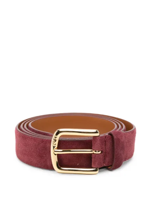 Nº21 suede-finish buckle-fastening belt Red 26IN2M166116973
