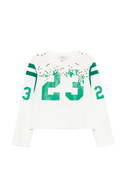 Sea Georgie embellished T-shirt White PF26115
