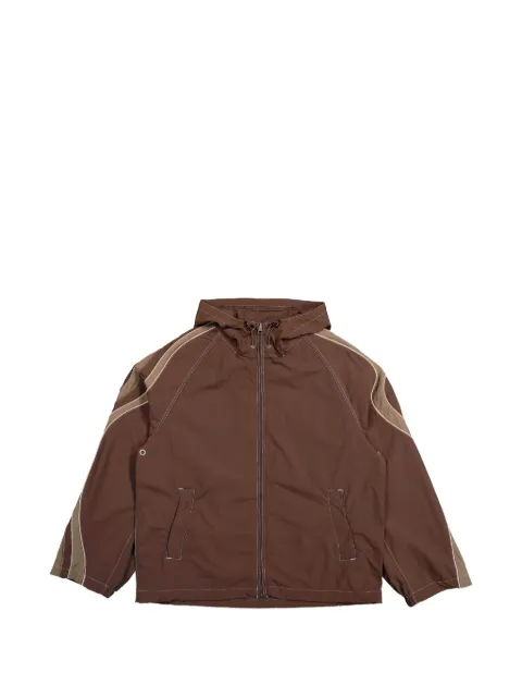 ERL Ufo paneled track jacket Brown ERL12J0201