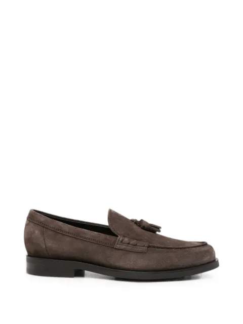 Tod's tassel-detail suede loafers Brown XXM0ZF0KK80RE0S800