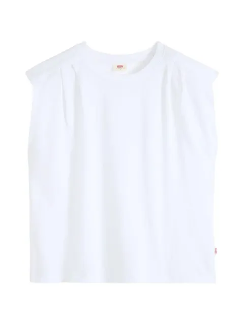 Levi's logo-patch vest White 0085U0000