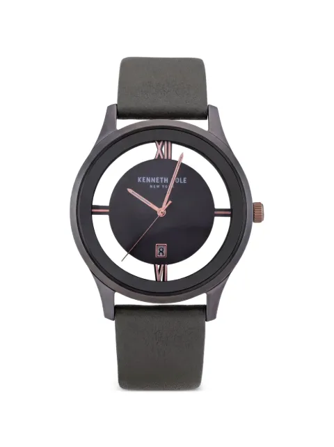 KENNETH COLE skeleton 44mm watch Black KC50979011