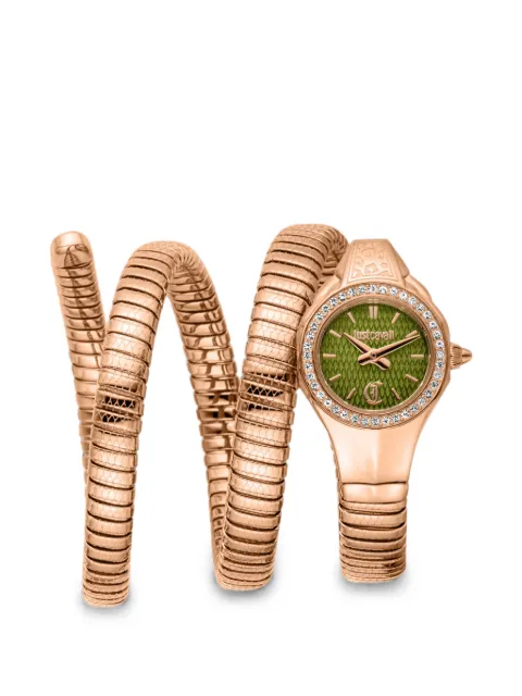 Just Cavalli Snake 22mm watch Green JC1L355M0045