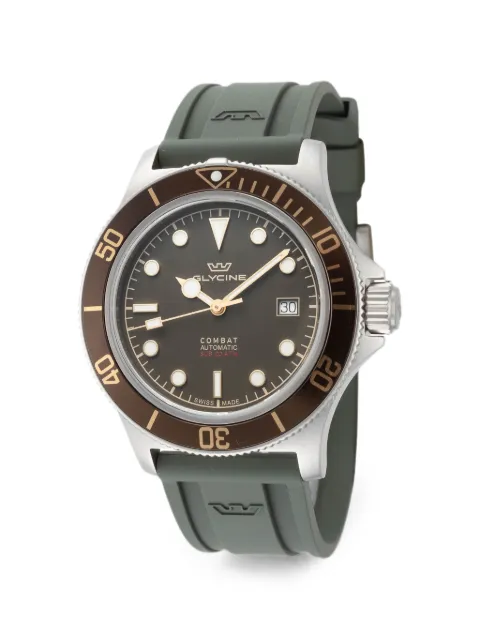 Glycine Combat Sub 42mm watch Green GL0329
